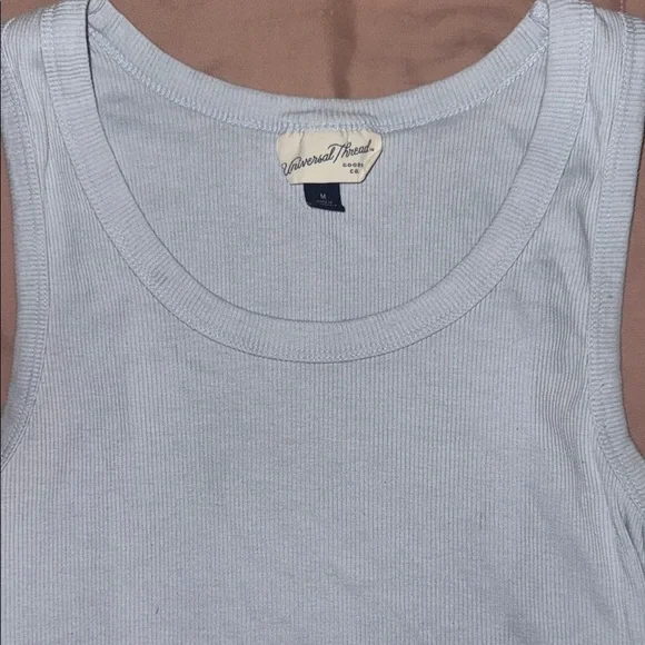 Universal Thread| Sky Blue Ribbed Tank - Picture 3 of 11